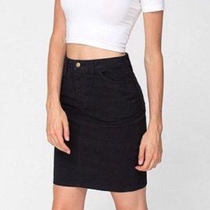 American Apparel Denim Skirt